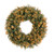 Pre-Lit Small Boxwood Artificial Fall Harvest Wreath - 18" - Warm White LED Lights - IMAGE 2