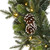 Pre-Lit Snowed Pinecone Artificial Christmas Wreath, 24-Inch, Clear LED Lights - IMAGE 4