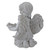 9" Kneeling Angel with Flower Bird Feeder Outdoor Garden Statue - IMAGE 4
