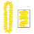 Club Pack of 12 Hawaiian Luau Yellow Tropical Beach Party Flower Lei Necklaces 36" - IMAGE 1