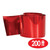 Metallic Foil Party Streamers - 200' - Red - Pack of 12 - IMAGE 4