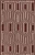 8' x 11' Merlot Red and Beige Hand Woven Rectangular Area Throw Rug - IMAGE 1