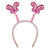 Club Pack of 12 Pink Sequined Butterfly Boppers Party Favors - IMAGE 1