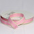 Pink and Ivory Striped Woven Grosgrain Craft Ribbon 0.75" x 55 Yards - IMAGE 2