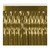 1-Ply Metallic Fringe Party Streamers - 10' - Gold - Pack of 6 - IMAGE 2