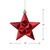 12ct Red and Gold Star Glittered Shatterproof Matte Christmas Ornaments 5" - IMAGE 5