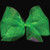 Emerald Green Plain Organdy Craft Ribbon 1" x 110 Yards - IMAGE 1