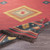 8' x 11' Traditional Red and Yellow Hand Woven Wool Area Throw Rug - IMAGE 4