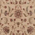 8' Floral Beige and Brown Shed-Free Round Area Throw Rug - IMAGE 6