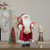 16" Red and Gold Filigree Santa Claus with Gifts Christmas Figurine - IMAGE 2
