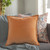20" Calma Semplicita Rust Orange Decorative Square Throw Pillow - IMAGE 2