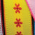 Yellow and Red Dainty Blossoms Floral Wired Craft Ribbon 0.75" x 54 Yards - IMAGE 1