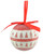 10-Piece Red and White Decoupage Shatterproof Christmas Tree Ball Ornament Set 1.75" - IMAGE 2