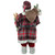 Alpine Santa Claus with Snowshoes and Skis Christmas Figure - 36" - IMAGE 5