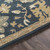 4' x 4' Classical Denim Blue and Brown Hand Tufted Square Wool Area Throw Rug - IMAGE 6