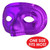 Metallic Masquerade Half Mask Costume Accessory - One Size - Multicolor - Pack of 24 - IMAGE 4