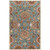 4' x 6' Octavia Gray and Brown Rectangular Wool Area Throw Rug - IMAGE 1