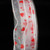 White and Red Heart Craft Ribbon 1" x 54 Yards - IMAGE 1