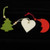 Club Pack of 42 Heart, Moon, and Tree Assorted Colors Felt Ornaments - IMAGE 1