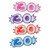 Club Pack of 192 Multi-Colored Mini Glittered Foil "30" Cutout Party Decorations 5.5" - IMAGE 1