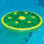 61.5" Inflatable Green and Yellow Lime Fruit Slice Swimming Pool Lounger Raft - IMAGE 1