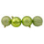 60ct Kiwi Green Shatterproof 4-Finish Christmas Ball Ornaments 2.5" (60mm) - IMAGE 2