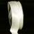 Pearl White Double Face Solid Wired Craft Ribbon 1" x 44 Yards - IMAGE 1