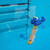 9" Blue Whale Floating Swimming Pool Thermometer with Cord - IMAGE 3