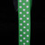 Green and White Polka Dotted Woven Grosgrain Craft Ribbon 0.625" x 88 Yards - IMAGE 1