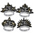 Club Pack of 50 Tymes "Happy New Years" Legacy Party Favor Tiaras - IMAGE 1