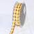 Gold Blocks Woven Edge Craft Ribbon 0.25" x 40 Yards - IMAGE 1