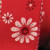 Red and White Butter Flowers Wired Craft Ribbon 1.5" x 54 Yards - IMAGE 1
