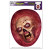 Club Pack of 12 Zombie Head Toilet Topper Peel 'N Place Halloween Decorations 13.5" - IMAGE 1