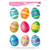 Easter Egg Window Clings - Multicolor - Pack of 108 - IMAGE 2