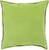 18" Green Contemporary Square Decorative Throw Pillow - IMAGE 1