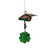 9" Noble Gems Luck of the Irish Glittered Glass Plaid Cap with Shamrock Christmas Ornament - IMAGE 2