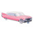 3D "50's" Cruisin Car Party Centerpiece - 13.75" - Pink and White - Pack of 12 - IMAGE 2