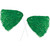 School Spirit Cheerleading Pom Pom Shakers - 12" - Green - Pack of 144 - IMAGE 3