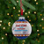 White and Blue Doctors Are Patientalities Glittered Christmas Ball Ornament 3" (75mm) - IMAGE 1