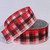 Red and Black Plaid Wired Craft Ribbon 1.5" x 50 Yards - IMAGE 2