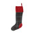 28" Gray and Red Rustic Chic Plaid Christmas Stocking - IMAGE 3