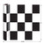 Checkered Race Track Party Aisle Runner - 10' - Black and White - Pack of 6 - IMAGE 4