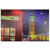 LED Lighted Famous Big Ben and Red Telephone Box London Canvas Wall Art 15.75" x 23.5" - IMAGE 1