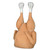 Pack of 6 Brown and White Plush Turkey Thanksgiving Themed Hat Costume Accessory - One Size - IMAGE 3