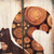 Squirrel and Snowflakes Wooden Christmas Wall Art - 14" x 14" - Brown and Red