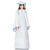 Female Graduate Tissue Paper Party Centerpieces - 13" - White and Blue - Pack of 12 - IMAGE 1