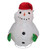 24" Pre-Lit Red and White Snowman Outdoor Christmas Yard Decor - IMAGE 1