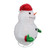 24" Pre-Lit Red and White Snowman Outdoor Christmas Yard Decor - IMAGE 2