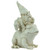 9.5" Gnome Leaping Over a Frog Outdoor Garden Statue - IMAGE 3