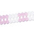 Club Pack of 12 Light Pink and White Tissue Garland Party Decoration 12' - IMAGE 1